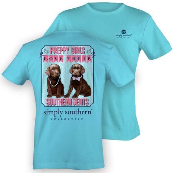 Simply Southern large Preppy Girls Love Their Southern Gents Labradors - Picture 2 of 3